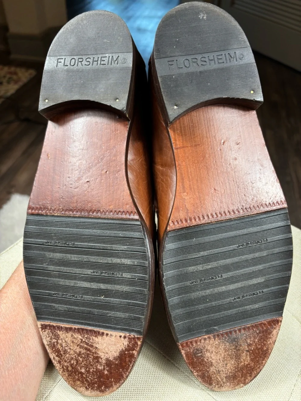 Florsheim Imperial Benedict Tassel Loafers Brown Leather Made Italy Men’s 8D